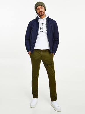 Tommy Hilfiger 1985 Essential Bleecker Slim Fit Chinos Nadrág Férfi Barna | TH603AVP