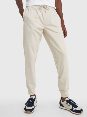 Tommy Hilfiger 1985 Essential Stretch Joggers Nadrág Férfi Bézs | TH681ZGI