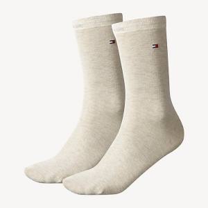 Tommy Hilfiger 2-Pack Alkalmi Zokni Női Bézs | TH159WOC