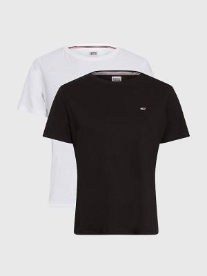 Tommy Hilfiger 2-Pack Organic Pamut Jersey Póló Női Multi | TH321VHF