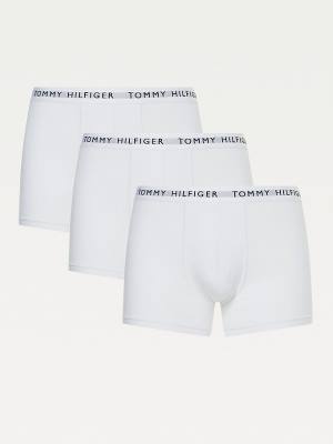 Tommy Hilfiger 3-Pack Logo Waistband Trunks Fehérnemű Férfi Rózsaszín | TH089NVI