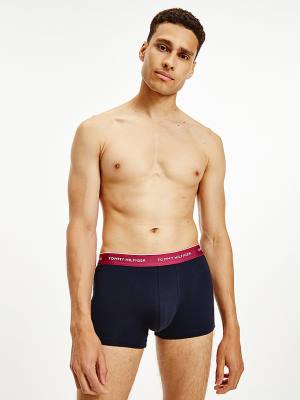 Tommy Hilfiger 3-Pack Premium Essential Trunks Fehérnemű Férfi Fekete | TH519UGR