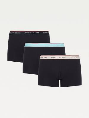 Tommy Hilfiger 3-Pack Premium Essential Trunks Fehérnemű Férfi Lila | TH719ZPX