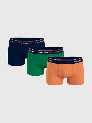 Tommy Hilfiger 3-Pack Premium Logo Waistband Trunks Fehérnemű Férfi Barna | TH201SYL