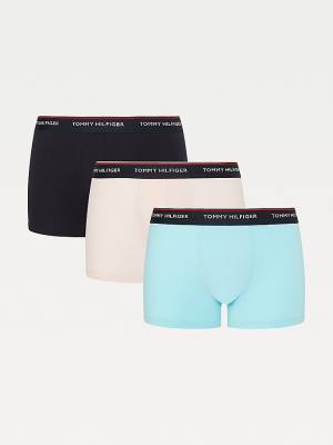 Tommy Hilfiger 3-Pack Premium Logo Waistband Trunks Fehérnemű Férfi Lila | TH326FVT