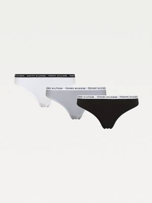 Tommy Hilfiger 3-Pack Recycled Pamut Briefs Fehérnemű Női Barna | TH601DTK