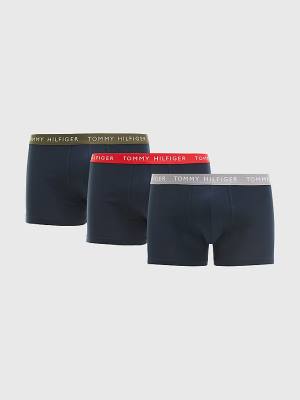 Tommy Hilfiger 3-Pack Repeat Logo Trunks Fehérnemű Férfi Barna | TH457MNX