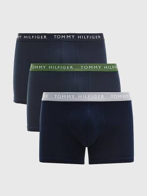 Tommy Hilfiger 3-Pack Repeat Logo Trunks Fehérnemű Férfi Narancssárga | TH902DTM