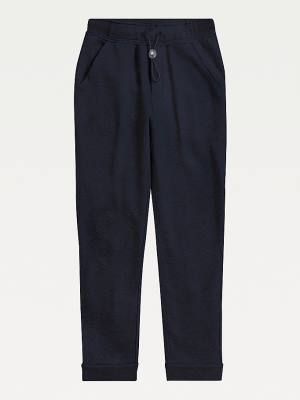 Tommy Hilfiger Adaptive Drawstring Joggers Nadrág Férfi Kék | TH750OXH