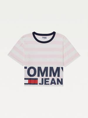 Tommy Hilfiger Adaptive Organic Pamut Póló Női Rózsaszín | TH082LQX