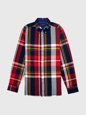 Tommy Hilfiger Adaptive Plaid Check Slim Fit Ingek Férfi Multi | TH517WBN