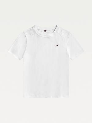 Tommy Hilfiger Adaptive Pure Pamut Póló Fiú Fehér | TH463OSL