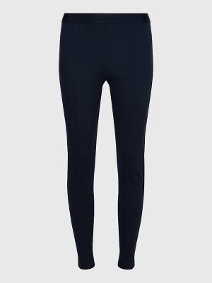 Tommy Hilfiger Audrey Slim Fit Leggings Női Kék | TH781VMG