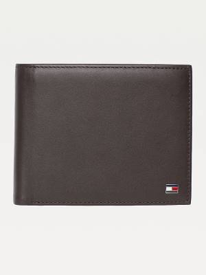 Tommy Hilfiger Bifold Bőr Pénztárca Férfi Barna | TH912JQS