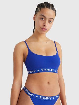 Tommy Hilfiger Bikini Bralette Fürdőruha Női Kék | TH790WZF