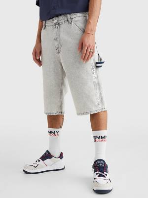 Tommy Hilfiger Carpenter Relaxed Fit Denim Rövidnadrág Férfi Denim | TH689DJT