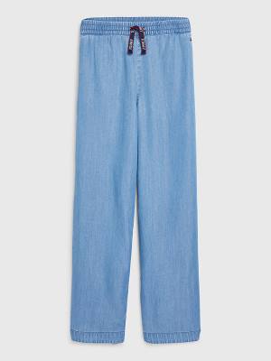 Tommy Hilfiger Chambray Nadrág Lány Denim | TH067EMO