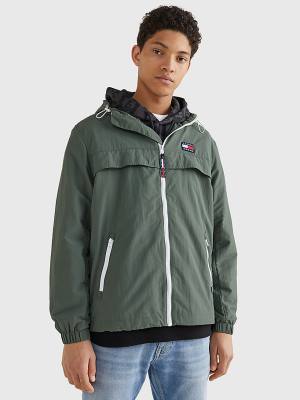 Tommy Hilfiger Chicago Windbreaker Kabát Férfi Zöld | TH217TYJ