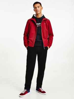 Tommy Hilfiger Classics Bomber Kabát Férfi Piros | TH325OPF