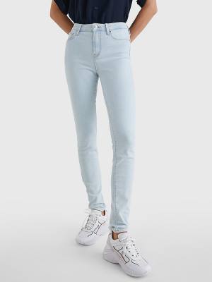 Tommy Hilfiger Como Mid Rise Skinny Farmer Női Denim | TH721ECQ