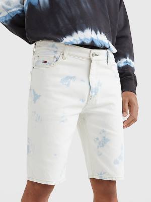 Tommy Hilfiger Dad Tie-Dye Denim Rövidnadrág Férfi Denim | TH036RTG