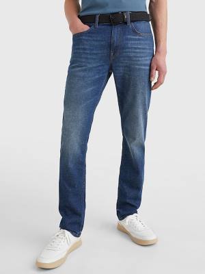 Tommy Hilfiger Denton Straight Faded Farmer Férfi Denim | TH920YCI