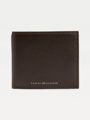 Tommy Hilfiger Downtown Bőr Bifold Pénztárca Férfi Barna | TH270OJN