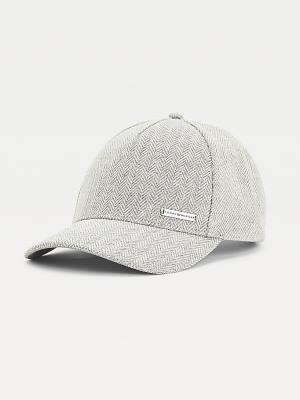 Tommy Hilfiger Elevated Essential Herringbone Cap Kalap Férfi Szürke | TH317DRZ