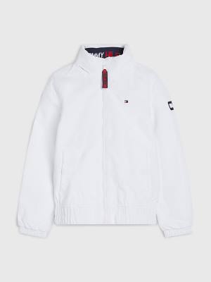 Tommy Hilfiger Essential Csuklyás Kabát Fiú Fehér | TH019TEM