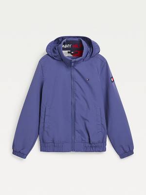 Tommy Hilfiger Essential Csuklyás Kabát Fiú Kék | TH937JHQ