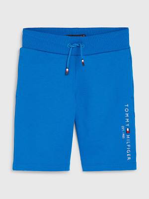 Tommy Hilfiger Essential Drawstring Sweat Shorts Nadrág Fiú Kék | TH097CAK