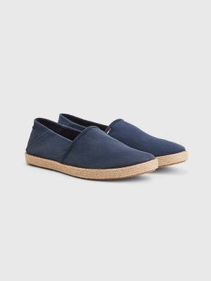 Tommy Hilfiger Essential Espadrilles Alkalmi Cipő Férfi Kék | TH215NBP