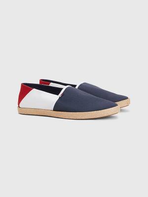 Tommy Hilfiger Essential Espadrilles Alkalmi Cipő Férfi Kék | TH468YLC