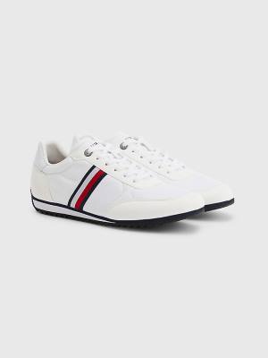 Tommy Hilfiger Essential Mesh Signature Tape Tornacipő Férfi Fehér | TH820NYM