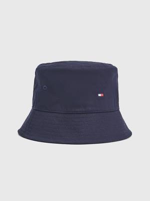 Tommy Hilfiger Essential Organic Pamut Bucket Kalap Női Kék | TH832VWR