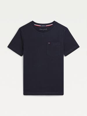 Tommy Hilfiger Essential Pocket Póló Fiú Kék | TH251VHE