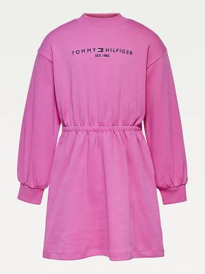 Tommy Hilfiger Essential Sweatshirt Ruha Lány Lila | TH843BLF