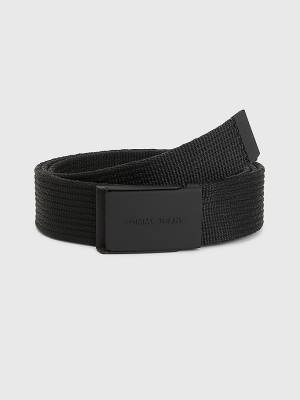 Tommy Hilfiger Essential Webbing Öv Férfi Fekete | TH621LKC