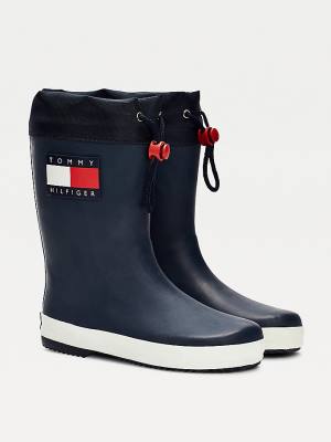 Tommy Hilfiger Flag Toggle Rain Bakancs Fiú Kék | TH157QFJ