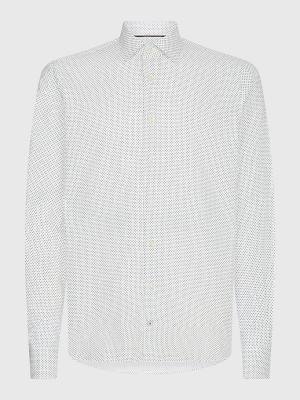 Tommy Hilfiger Formal Dot Regular Fit Ingek Férfi Kék | TH640QOL