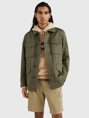 Tommy Hilfiger Four Pocket Field Kabát Férfi Khaki | TH639VDS