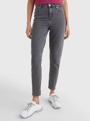 Tommy Hilfiger Gramercy Mom High Rise Tapered Farmer Női Denim | TH241JEY