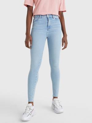 Tommy Hilfiger Harlem High Rise Super Skinny Farmer Női Denim | TH214UOS