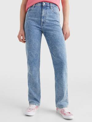 Tommy Hilfiger Julie Ultra High Rise Straight Farmer Női Denim | TH519BCK