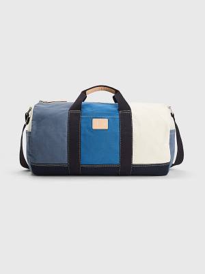 Tommy Hilfiger Large Vászon Duffle Táska Férfi Kék | TH046KCX