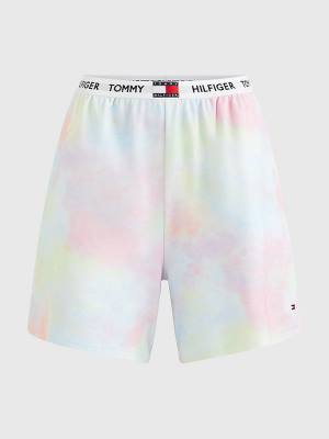 Tommy Hilfiger Logo Waistband High Rise Rövidnadrág Női Bézs | TH982NRH