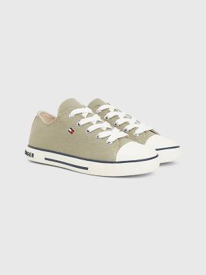 Tommy Hilfiger Low-Top Tornacipő Fiú Zöld | TH402NTD