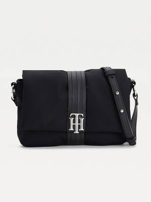 Tommy Hilfiger Monogram Crossover Táska Női Fekete | TH729PNR