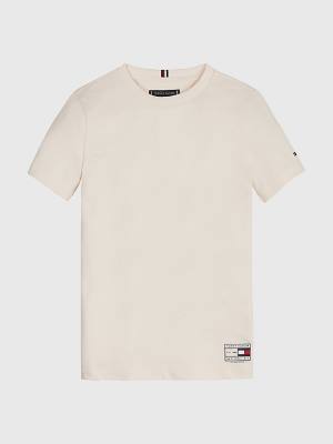 Tommy Hilfiger Natural Earth Dye Póló Fiú Fehér | TH927HFN