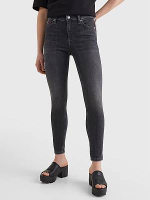 Tommy Hilfiger Nora Mid Rise Skinny Ankle Farmer Női Denim | TH809XGR